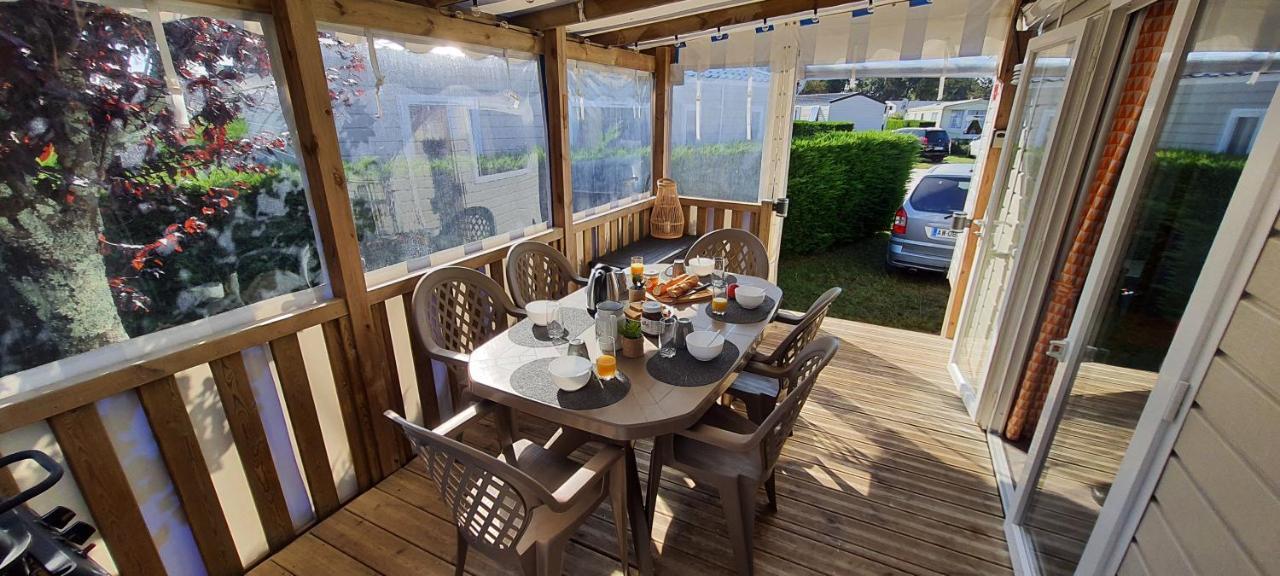 Mobilhome 2Ch Climatise-Terrasse Fermee-4 Velos-Camping 4 Etoiles Les Charmettes Les Mathes Eksteriør bilde