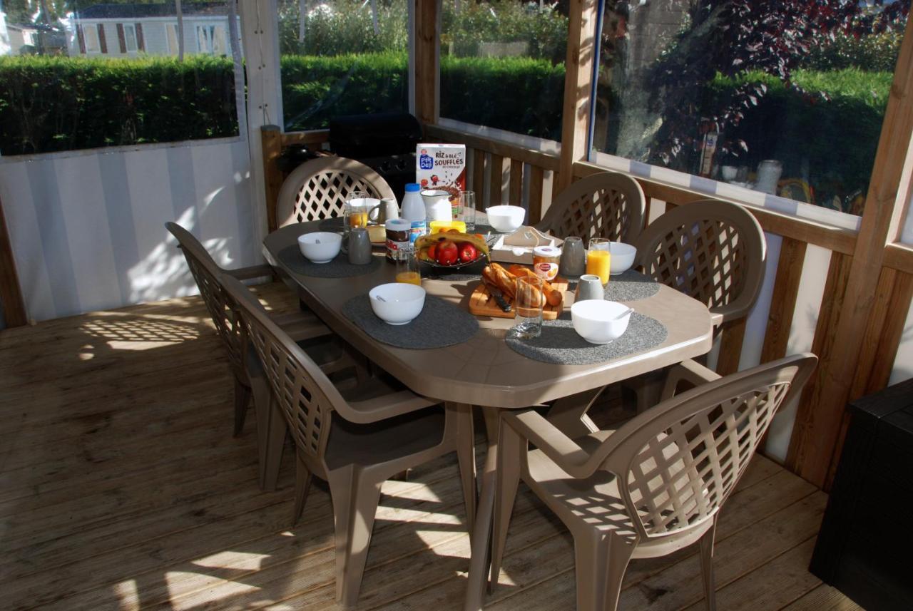Mobilhome 2Ch Climatise-Terrasse Fermee-4 Velos-Camping 4 Etoiles Les Charmettes Les Mathes Eksteriør bilde
