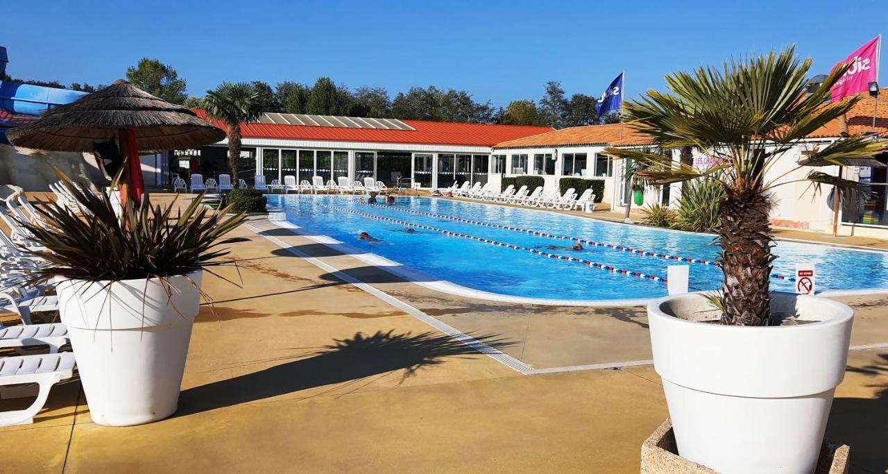Mobilhome 2Ch Climatise-Terrasse Fermee-4 Velos-Camping 4 Etoiles Les Charmettes Les Mathes Eksteriør bilde