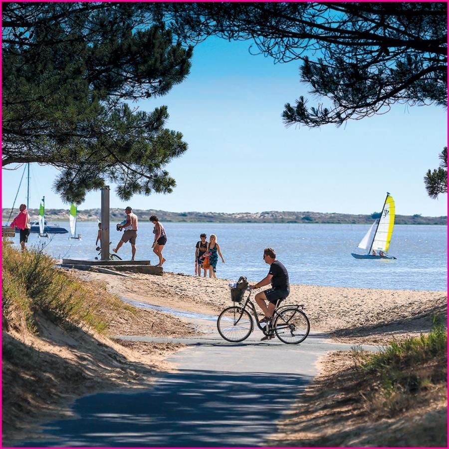 Mobilhome 2Ch Climatise-Terrasse Fermee-4 Velos-Camping 4 Etoiles Les Charmettes Les Mathes Eksteriør bilde